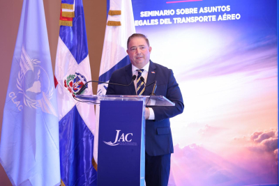 Héctor Porcella resalta trascendencia del Seminario sobre Asuntos Legales del Transporte Aéreo en República Dominicana